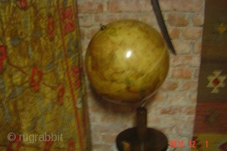 Antique world globe
40cm 55cm high
pazyryk antique                           