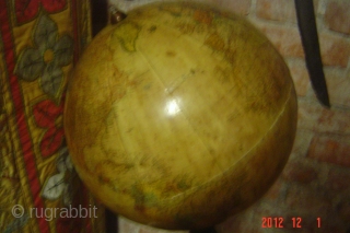 Antique world globe
40cm 55cm high
pazyryk antique                           