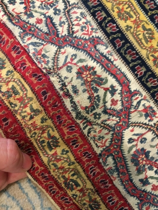 Antique kashmiri jamawar shawl                             