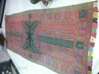 Rare kashmir shawls 19 century                            