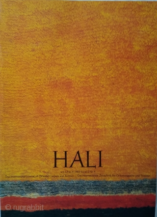 Hali Magazine Vol 5, issues 1, 2 3 and 4 (Hali #17, #18, #19, #20)

Hali #17: £60 plus delivery. Excellent condition
Hali #18: £60 plus delivery. Excellent condition
Hali #19: £60 plus delivery. Excellent  ...