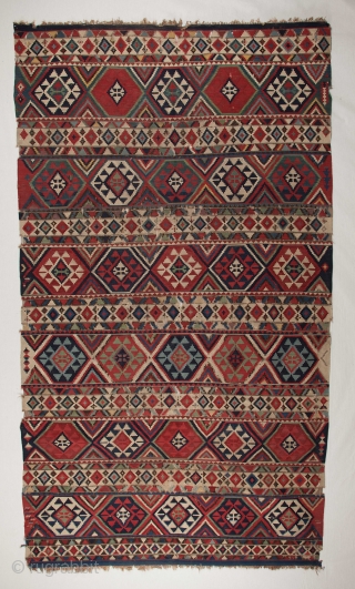 Caucasian Shirvan Kilim  163 x 287 cm / 5'3'' x 9'4''                     