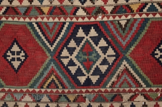 Caucasian Shirvan Kilim  163 x 287 cm / 5'3'' x 9'4''                     