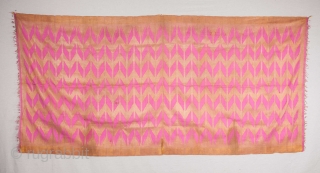Syrian Silk Textile  210 x 101 cm / 6'8'' x  3'3''                    