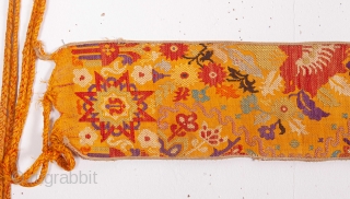 19th C. Sash fragment from Morocco
12 x 152 cm / 4.72 x 59.84 inches                   