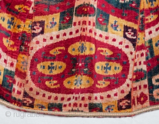 Uzbek Velvet Ikat Chapan                             