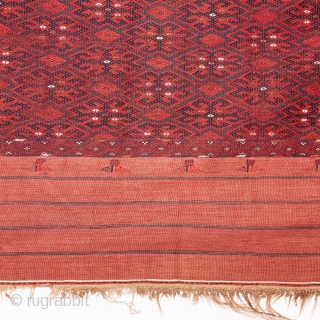 Turkmen Large Cicim Kilim
Late 19th / early 20th C.
190 x 345 cm / 6'2'' x 11'3''                 