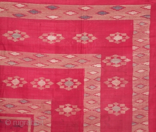Syrian Silk Textile 172 x 176 cm / 5'7'' x 5'8''                      