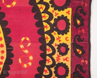 Uzbek Pishkent Suzani 231 x 248 cm                          