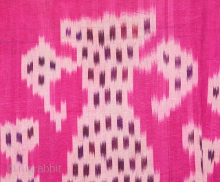 Uzbek Ikat Fragment  95 x 95 cm                         