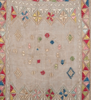 Greek Embroidery ( Mytilene) size:  28 x 71 cm                       