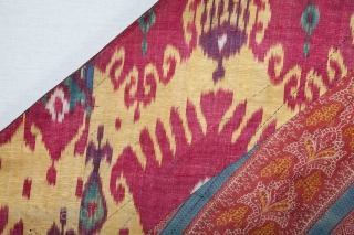 Tadjik Farange with a wonderful ikat lining 19th c.                        