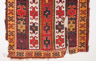 East Anatolian Rug Fragment 132 x 145 cm / 4'3'' x 4'9''                     