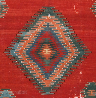 Western Anatolian Kilim 178 x 310 cm / 5'10'' x 10'2''                      