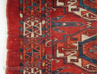 Turkmen Tekke Torba Fragment  33 x 42 cm / 13.0'' x 16.5''                    