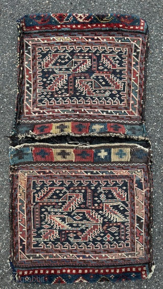 Rare Luri Bachtiar Doublebag in sumakh technique                          