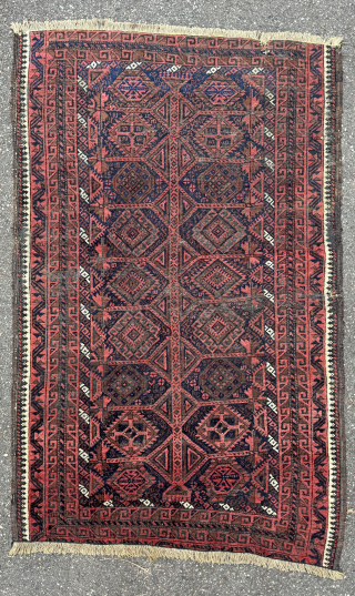 Irregular Baluch rug email info@serkansari.com                            