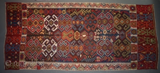 Colors, Colors, Colors, early anatolian Kilim in great condition, size: 407x179cm                      