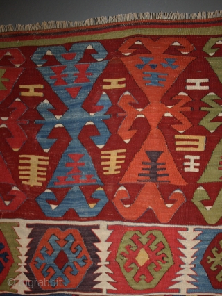 Colors, Colors, Colors, early anatolian Kilim in great condition, size: 407x179cm                      