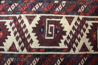 Rare Yomud group maincarpet from 1800-1830, with very rare secondary gül and curled leaf border ,intresting opposite elem design, superb colors,fine weave, collector's piece, size 279x171       