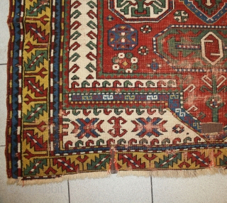 early big caucasian rug, 264x154cm                            