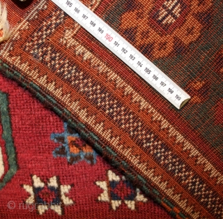 early Anatolian Kurdish rug, with rare drawing, spectacular colors, fine weaving, size: 125x168cm,                    