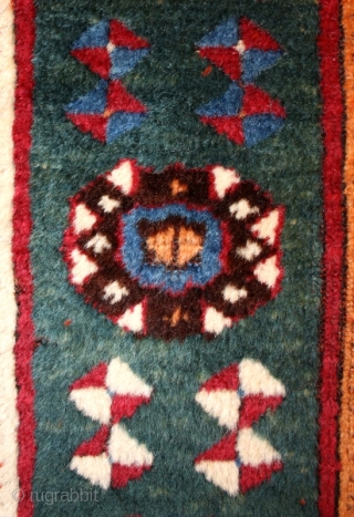 early Anatolian Kurdish rug, with rare drawing, spectacular colors, fine weaving, size: 125x168cm,                    