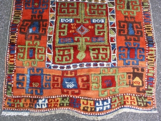 rare east anatolian kurdish rug, 195x106cm                           