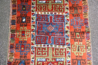 rare east anatolian kurdish rug, 195x106cm                           