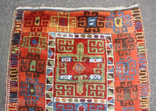 rare east anatolian kurdish rug, 195x106cm                           