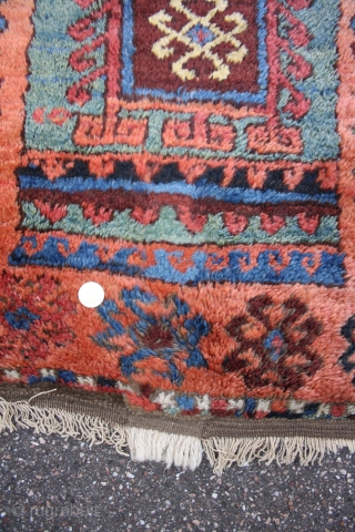 Kurdish rug, East anatolia, in good condition, high pile with great handle, all natural colors, size 278x120cm                