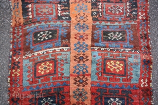 Kurdish rug, East anatolia, in good condition, high pile with great handle, all natural colors, size 278x120cm                