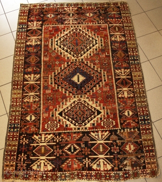 very rare Shirvan with Kilim design,end 19th century, size: 200x130cm                       