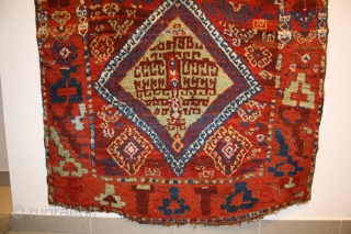 more pics !!!!! Wild east Anatolian Kurdish rug, from 2. half 19th century, in great condition with lustrous high  pile, crazy drawing,  beautiful natural colors, size:231x93cm     