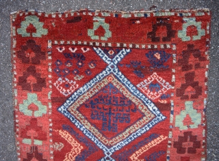 more pics !!!!! Wild east Anatolian Kurdish rug, from 2. half 19th century, in great condition with lustrous high  pile, crazy drawing,  beautiful natural colors, size:231x93cm     