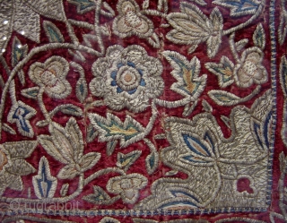 Antique Ottoman Textile, size 60x60cm                            
