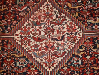 Persian Khamseh, fantastic Colors, great design, 223x140cm                          