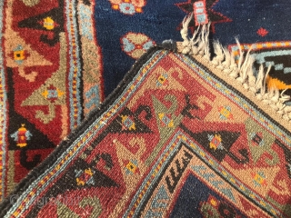 Caucasian carpet: 110 X 155 cm. Circa 1920-1930                         