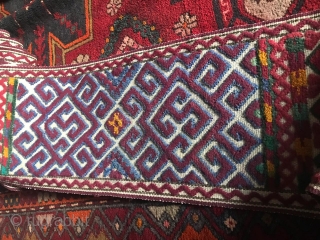 Kazakhstan, Central Asian (Non-Turkmen) basic band for Yurt, 30 X 1450 1950, cm.                    