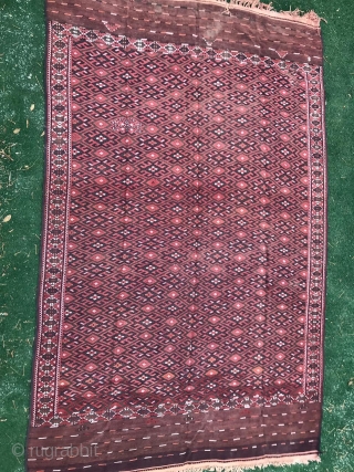 Soumack,(Kilim) Yomut Turkmen 290 x 180 Cm. In perfect condition.                       