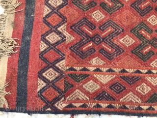 Karakalpak, kilim, 1940-1950, 210X350 cm.In good condition, need to wash                       