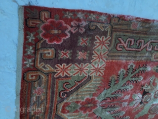 Antique Uyghur carpet, East Turkestan, good preservation, large size, 180X320cm.                       