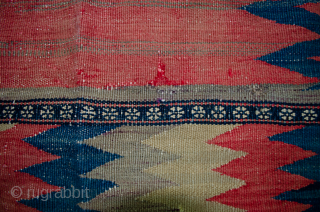 Antique Afshar Sofreh kilim 110x115cm. Decorative colours. There are a couple of old repairs.

More info: https://sharafiandco.com/product/antique-afshar-sofreh-kilim-110x115cm/                 