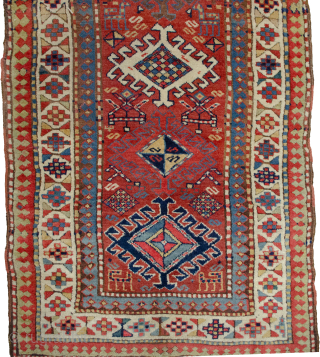 Splendid antique Shahsavan runner with a beautiful hue of red for ground colour.321x109cm, 19th Century. Small old repairs. 

Link: https://sharafiandco.com/product/antique-shahsavan-runner-321x109cm/
             