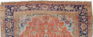 Antique Heriz Carpet 457x3745cm in good condition
More info: https://sharafiandco.com/product/antique-heriz-carpet-457x374cm/