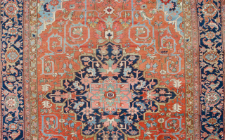 Antique Heriz Carpet 457x3745cm in good condition
More info: https://sharafiandco.com/product/antique-heriz-carpet-457x374cm/