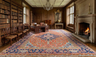 Antique Heriz Carpet 457x3745cm in good condition
More info: https://sharafiandco.com/product/antique-heriz-carpet-457x374cm/