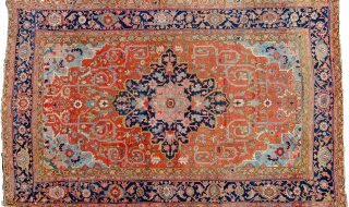 Antique Heriz Carpet 457x3745cm in good condition
More info: https://sharafiandco.com/product/antique-heriz-carpet-457x374cm/