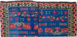 Antique Ukrainian Kilim 450x325, Late 19th Century, in good condition with some old repairs.
More info: https://sharafiandco.com/product/antique-ukrainian-kilim-450x325cm/