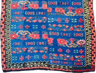 Antique Ukrainian Kilim 450x325, Late 19th Century, in good condition with some old repairs.
More info: https://sharafiandco.com/product/antique-ukrainian-kilim-450x325cm/
